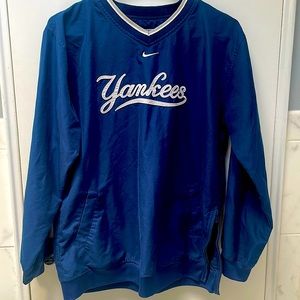 Vintage Nike New York Yankees Pullover Windbreaker Jacket L MLB Baseball